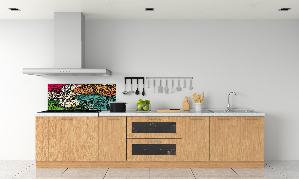 Achterwand keuken Abstracte veren