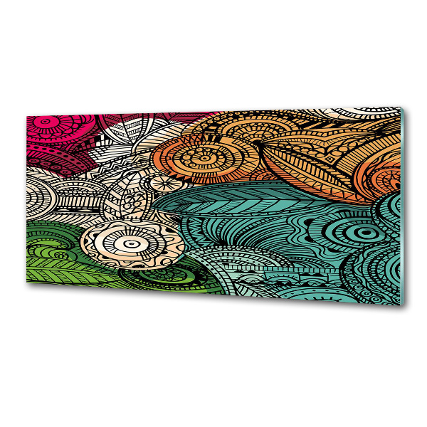 Panel do kuchni Abstrakcyjne pióra