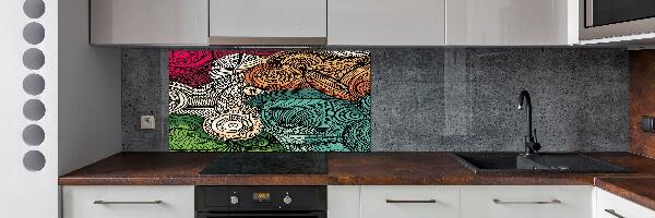 Panel do kuchni Abstrakcyjne pióra