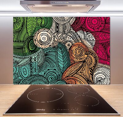 Achterwand keuken Abstracte veren