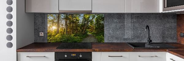 Spatplaat keuken Woud