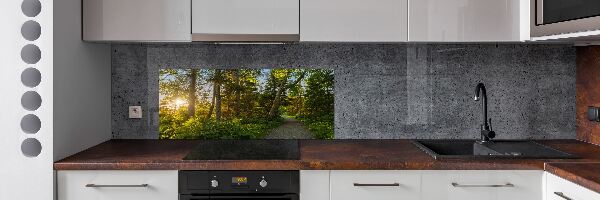 Spatplaat keuken Woud