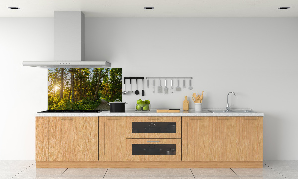 Spatplaat keuken Woud