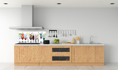 Spatplaat keuken Drankenset