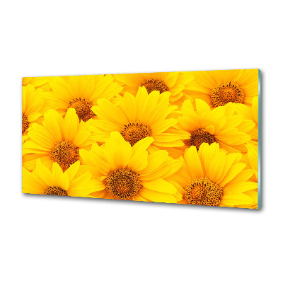Achterwand keuken Zonnebloemen