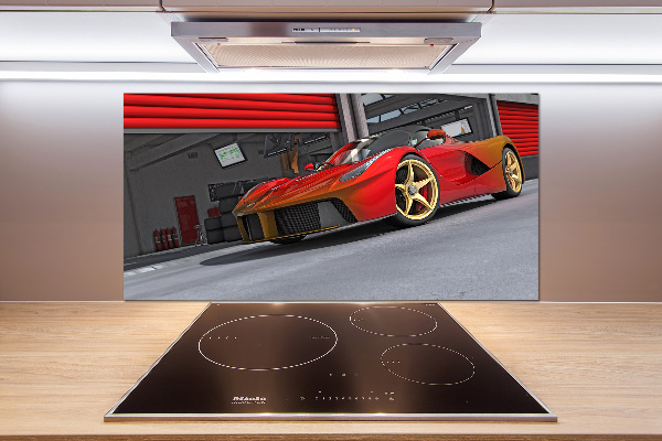 Panel dekor szkło Wyścigówka