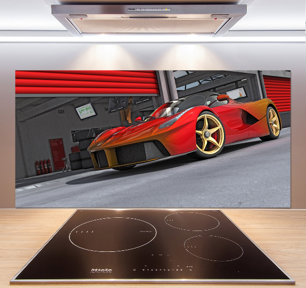 Panel dekor szkło Wyścigówka