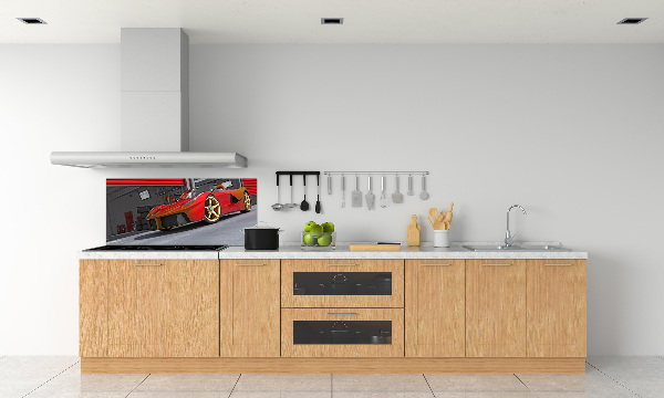 Achterwand keuken Racer