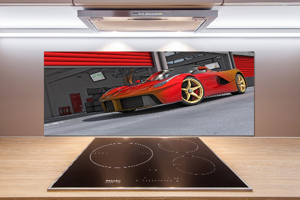 Panel dekor szkło Wyścigówka