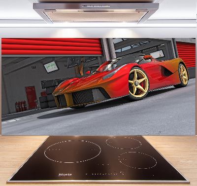 Panel dekor szkło Wyścigówka