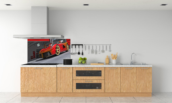 Achterwand keuken Racer