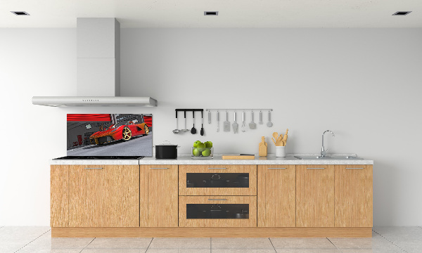 Achterwand keuken Racer