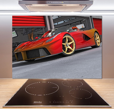 Panel dekor szkło Wyścigówka