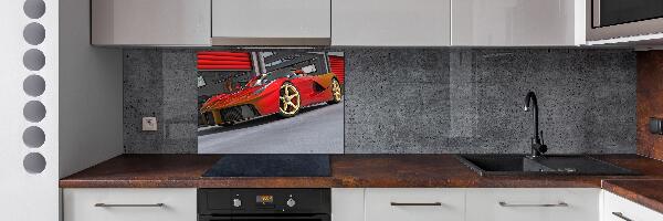 Achterwand keuken Racer