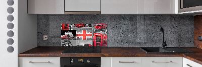Spatscherm keuken Londen College
