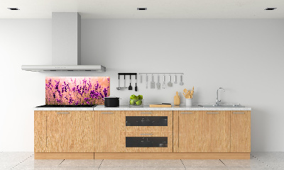 Spatscherm keuken Lavendel