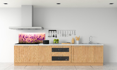 Spatscherm keuken Lavendel