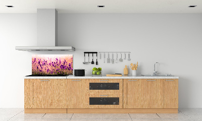 Spatscherm keuken Lavendel
