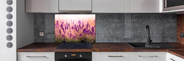 Spatscherm keuken Lavendel