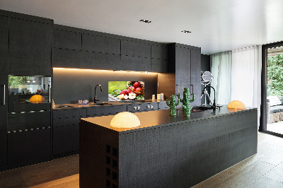 Keuken achterwand Appels in een mand
