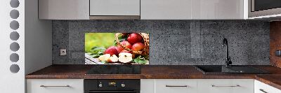 Keuken achterwand Appels in een mand