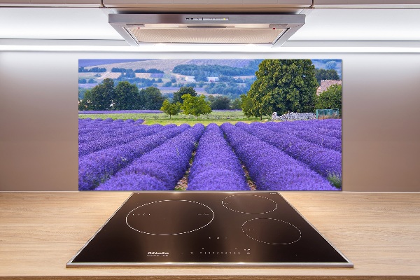 Panel dekor szkło Pole lawendy