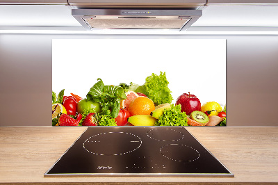 Achterwand keuken Fruit en groenten