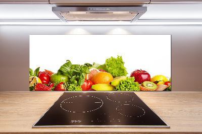 Achterwand keuken Fruit en groenten