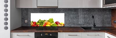 Achterwand keuken Fruit en groenten