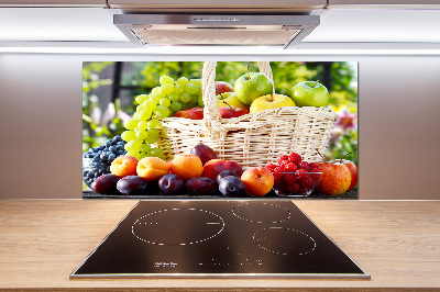 Panel dekor szkło Kosz owoców