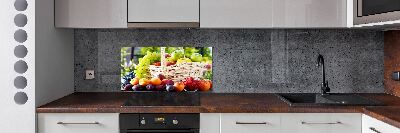 Spatscherm keuken Fruitmand