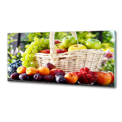 Spatscherm keuken Fruitmand