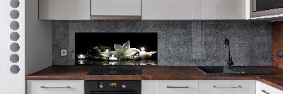 Keuken achterwand Witte lelie