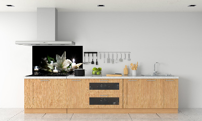 Keuken achterwand Witte lelie