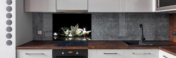 Keuken achterwand Witte lelie