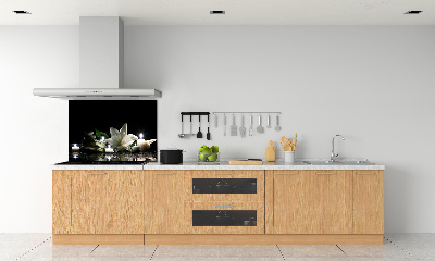 Keuken achterwand Witte lelie
