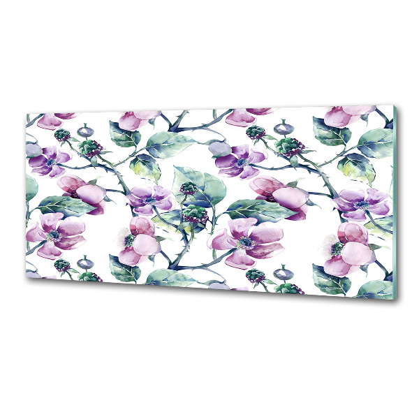 Panel do kuchni Kwiaty jeżyny