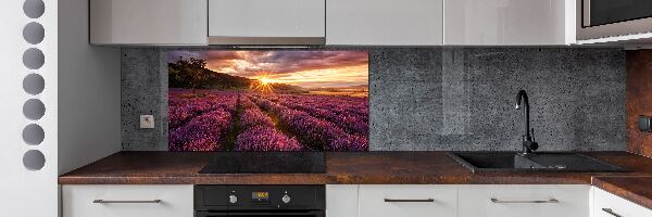 Keuken achterwand Lavendelveld