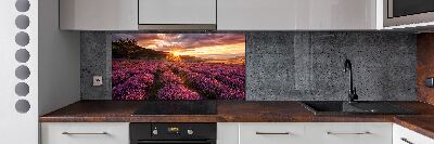 Keuken achterwand Lavendelveld
