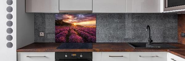 Keuken achterwand Lavendelveld