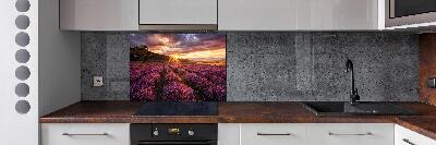 Keuken achterwand Lavendelveld