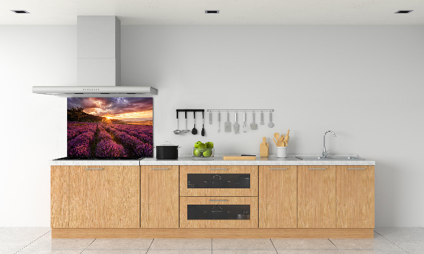Keuken achterwand Lavendelveld