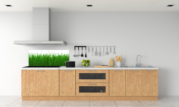 Achterwand keuken Gras