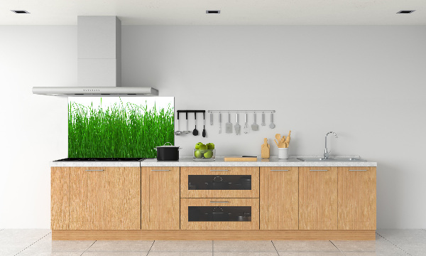 Achterwand keuken Gras