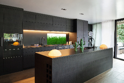 Achterwand keuken Gras