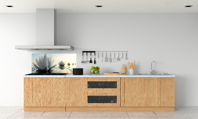 Spatscherm keuken Lotusbloem