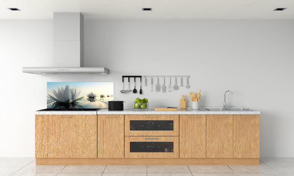 Spatscherm keuken Lotusbloem