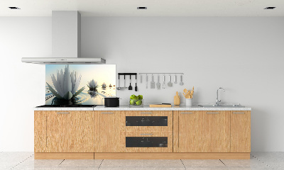Spatscherm keuken Lotusbloem
