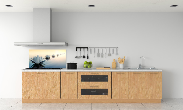 Spatplaat keuken Lotusbloemen