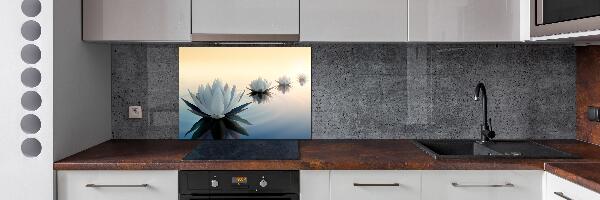 Spatplaat keuken Lotusbloemen